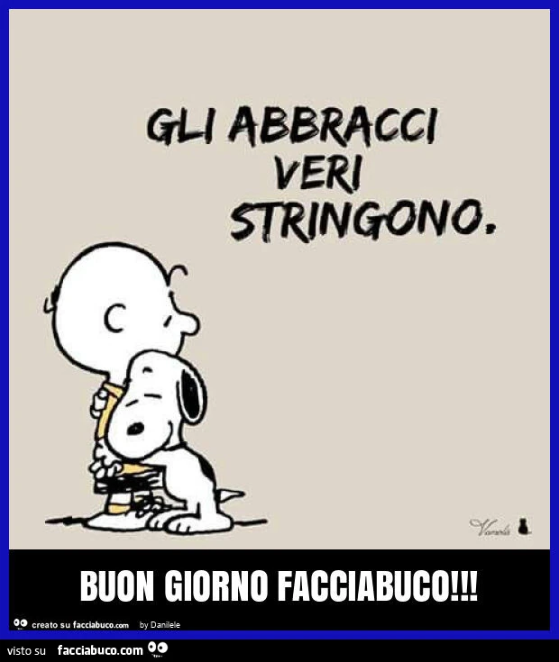 Buon giorno facciabuco