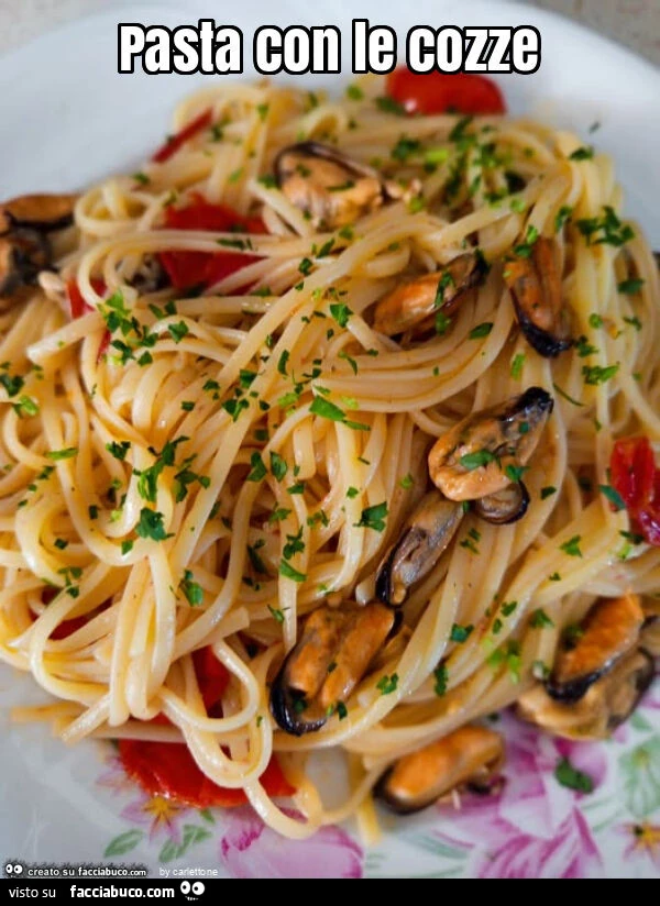 Pasta con le cozze