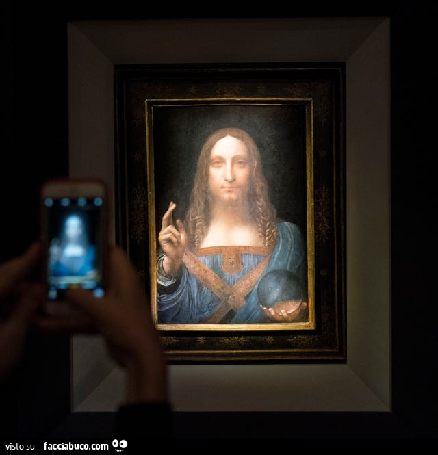 Il quadro più costoso al mondo vendita 450 milioni di dollari