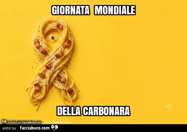 Giornata mondiale della carbonara