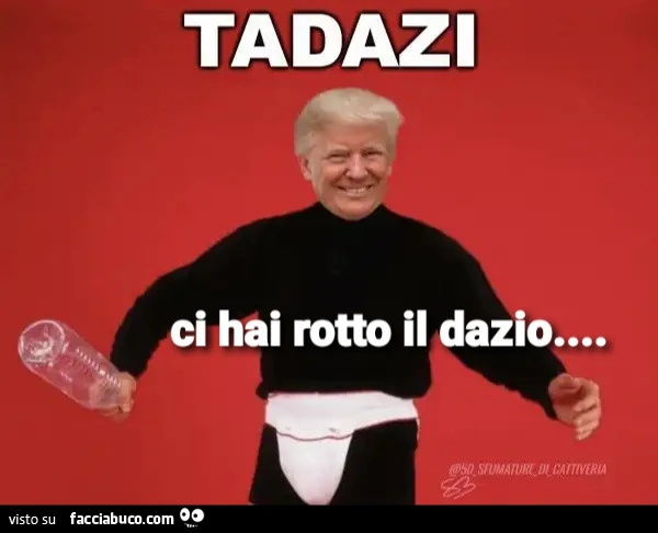 Tadazi ci hai rotto il dazio