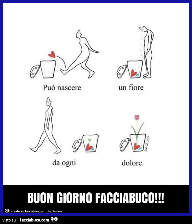 Può nascere un fiore da ogni dolore