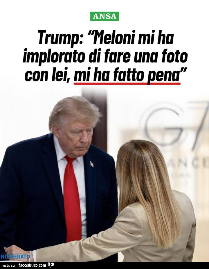Un altra figura di merda, l'ennesima