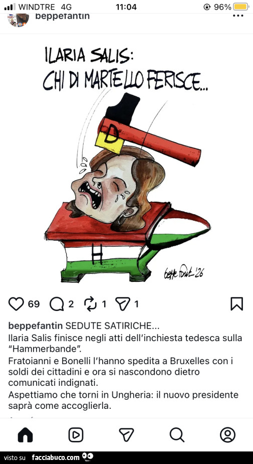 Ilaria Salis: chi di martello ferisce