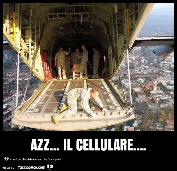 Azz&hellip; il cellulare