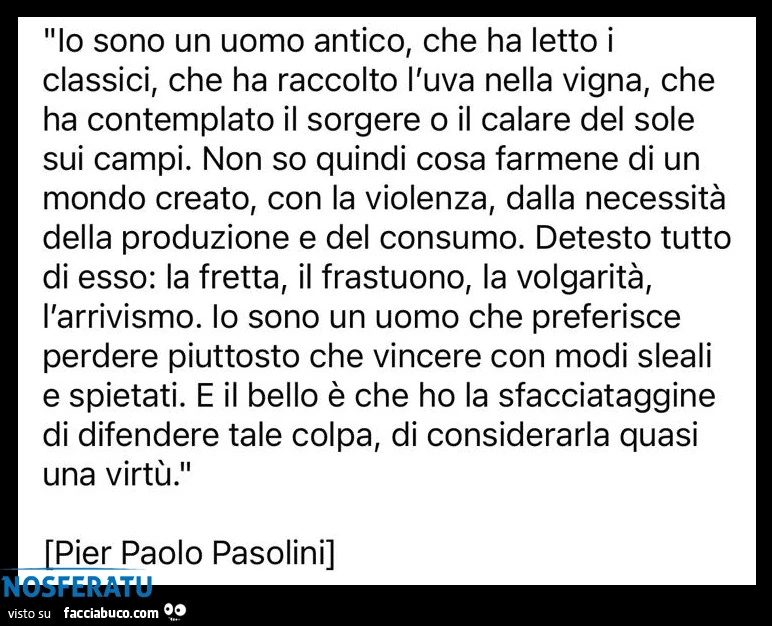 Un uomo antico