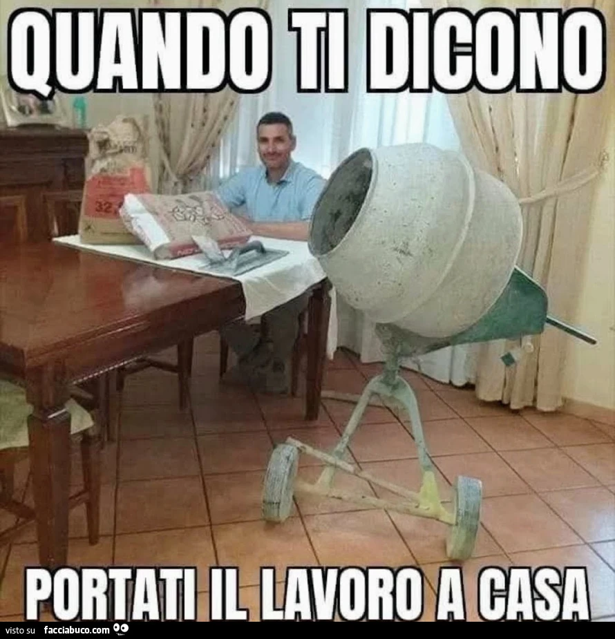 Lavoro a casa