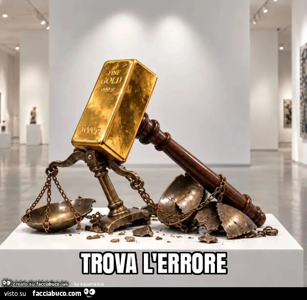 Trova l'errore