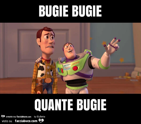 Bugie bugie quante bugie