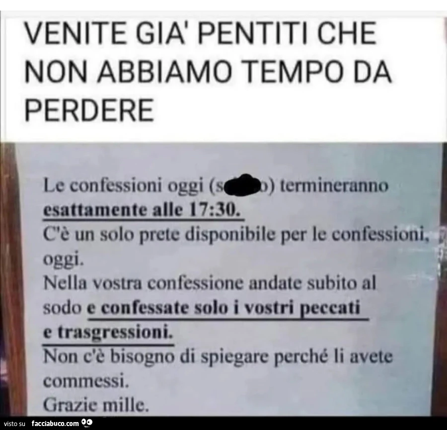 Confessioni