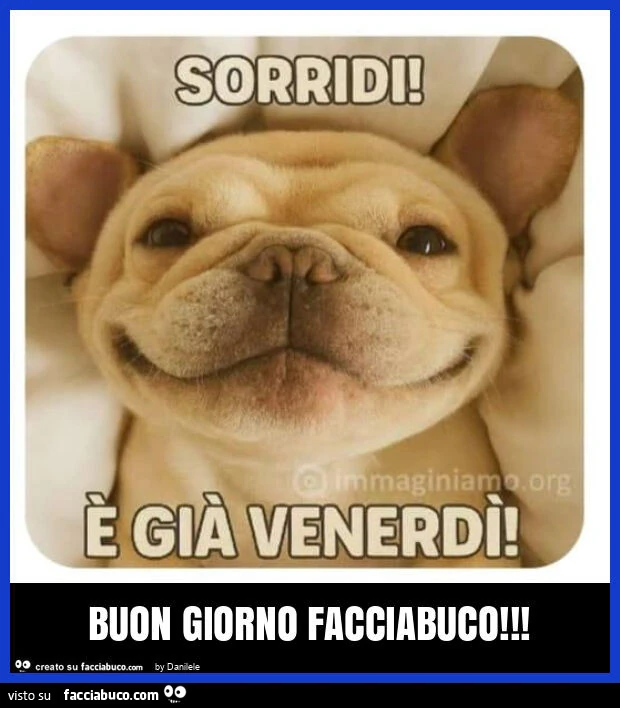 Buon giorno facciabuco
