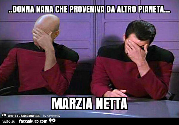 Donna nana che proveniva da altro pianeta&hellip; marzia netta