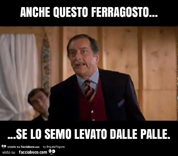 Anche questo ferragosto&hellip; se lo semo levato dalle palle