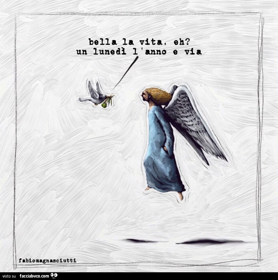 Bella la vita eh? Un lunedi l'anno e via