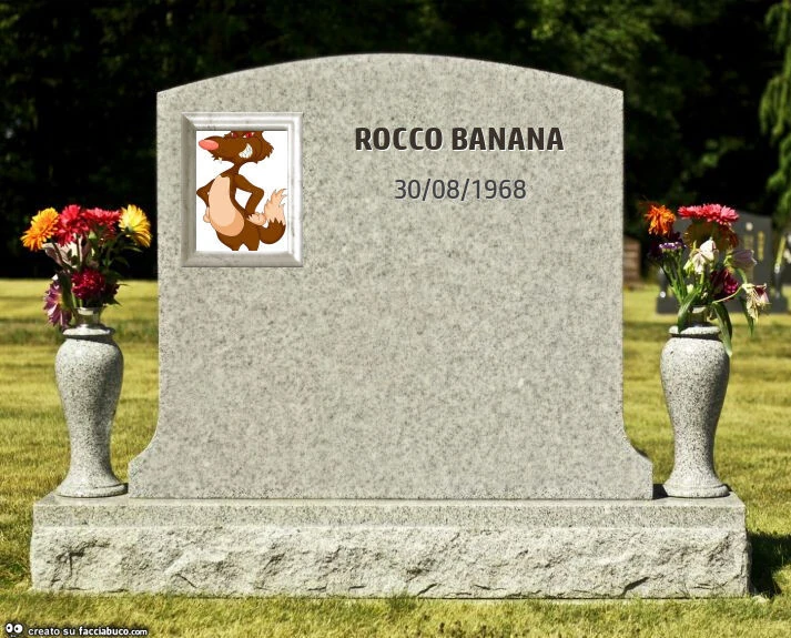 Lapide di rocco banana