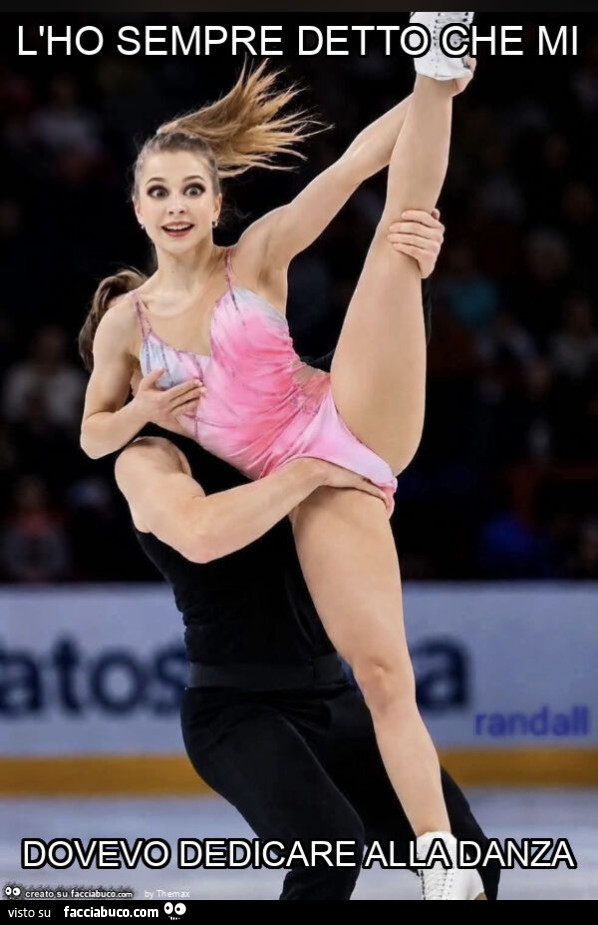 L'ho sempre detto che mi dovevo dedicare alla danza