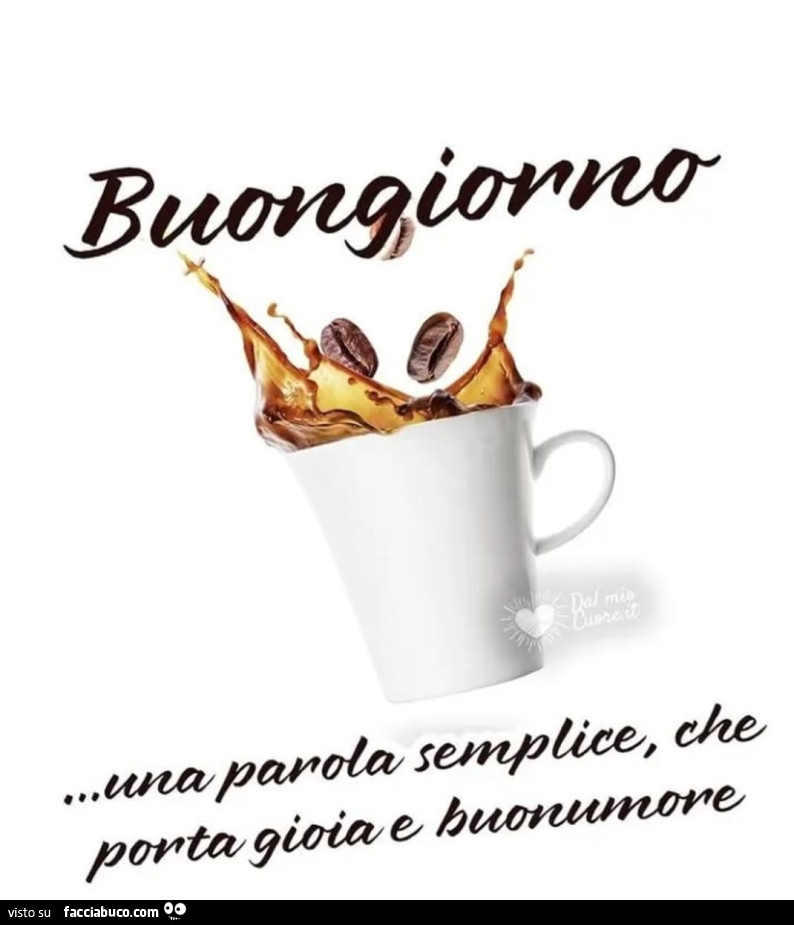 Buongiorno&hellip; una parola semplice che porta gioia e buonumore