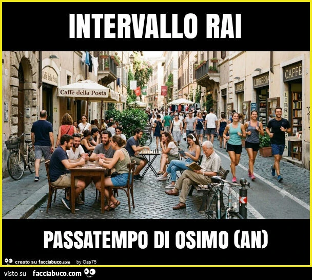 Intervallo rai passatempo di osimo (an)