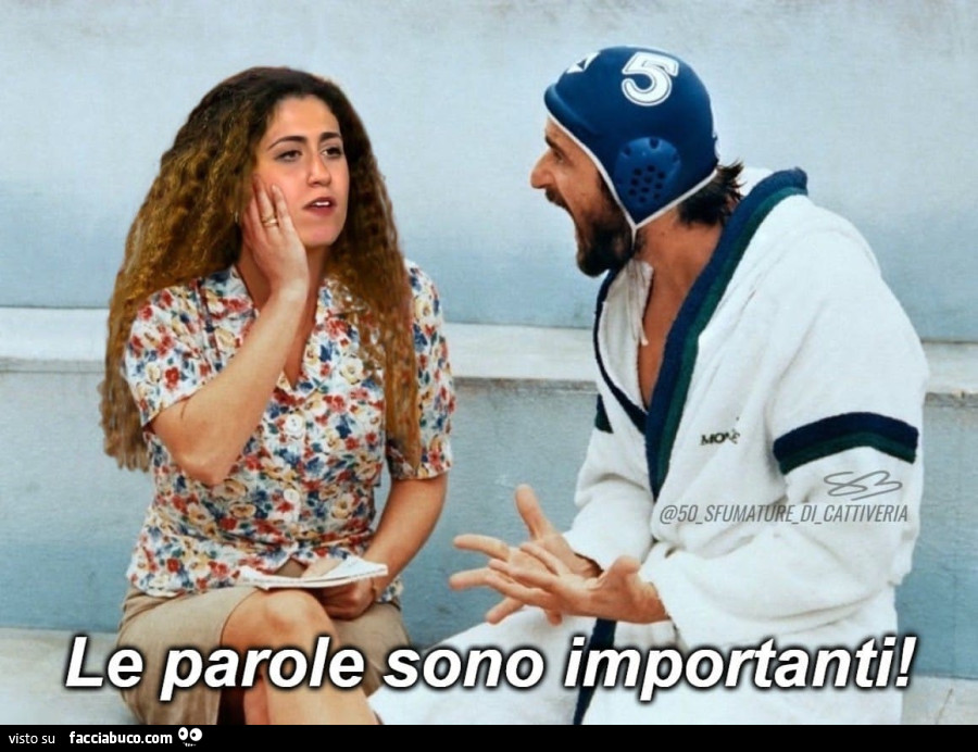 Le parole sono importanti