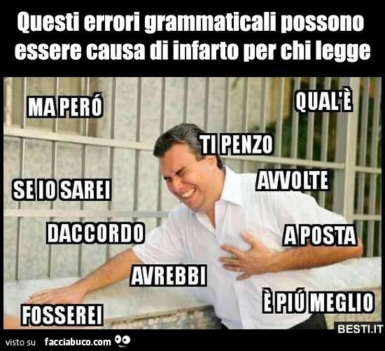 Errori grammaticali