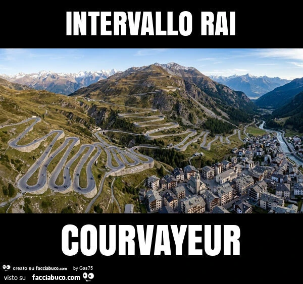 Intervallo rai courvayeur