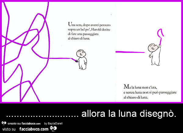 Allora la luna disegnò. Crockett Johnson. Harold e la matita viola