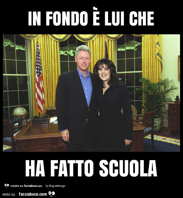 In fondo è lui che ha fatto scuola