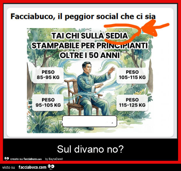 Thai chi sulla sedia&hellip; Sul divano no?