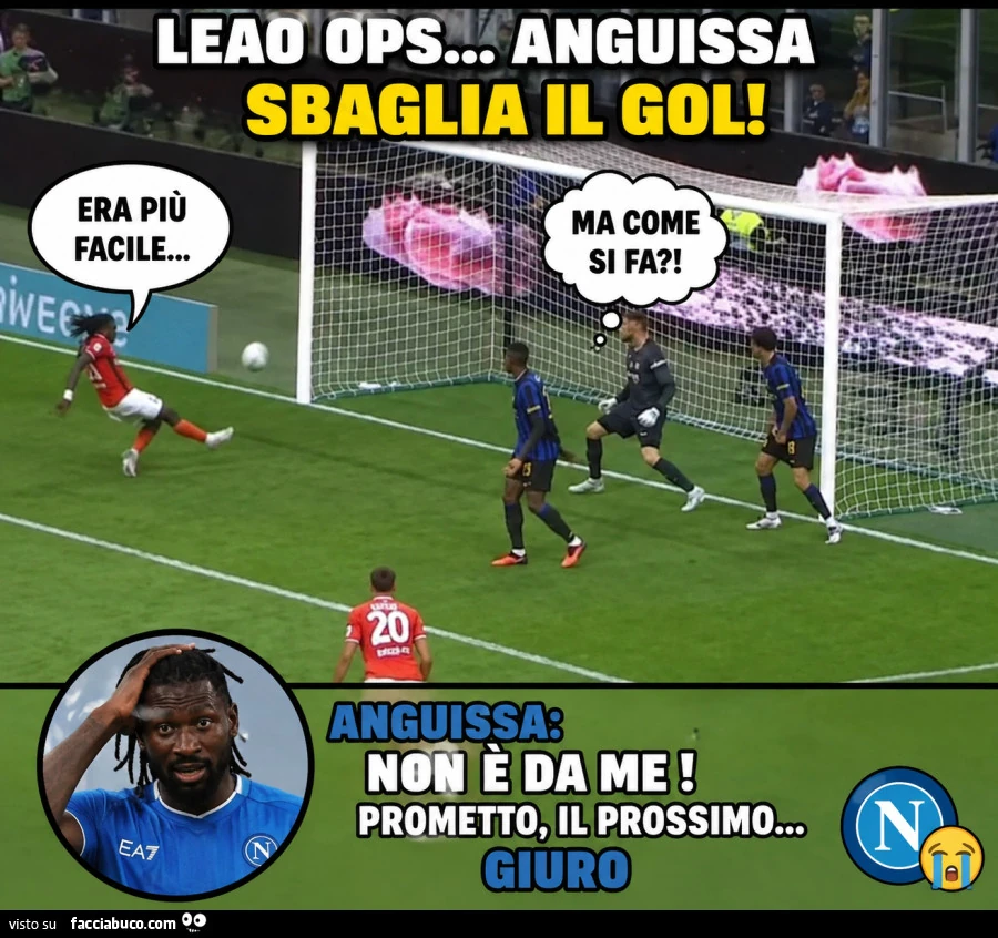 Anguissa sbaglia gol