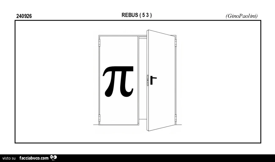 Rebus pi greco