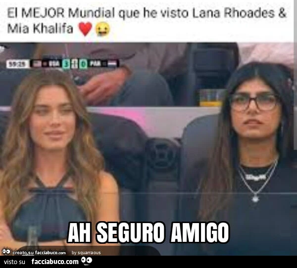 Ah seguro amigo