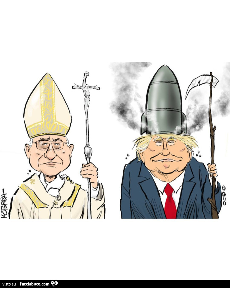 Papa Leone e Donald Trump