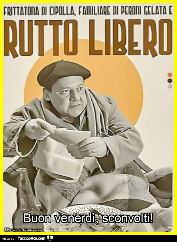 Buon venerdì, sconvolti