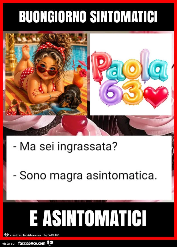Buongiorno sintomatici e asintomatici