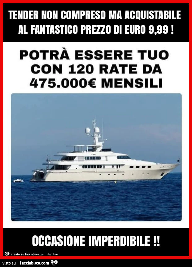Tender non compreso ma acquistabile al fantastico prezzo di euro 9,99! Occasione imperdibile