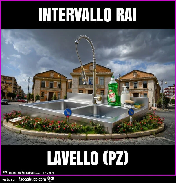 Intervallo rai lavello (pz)