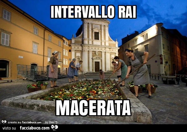 Intervallo rai macerata