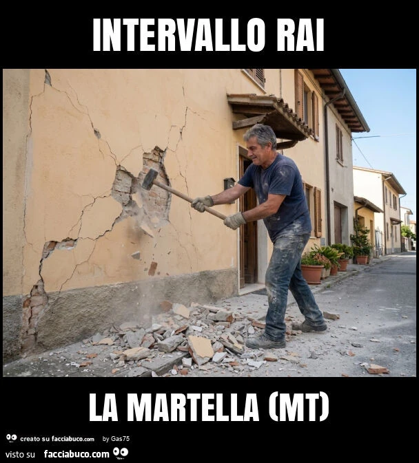 Intervallo rai la martella (mt)