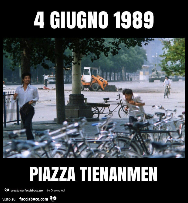 4 giugno 1989 piazza tienanmen