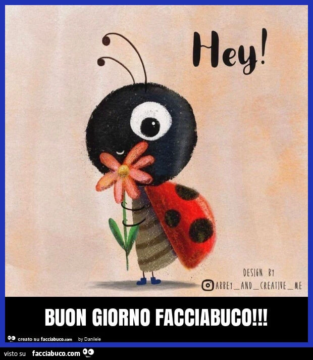 Buon giorno facciabuco