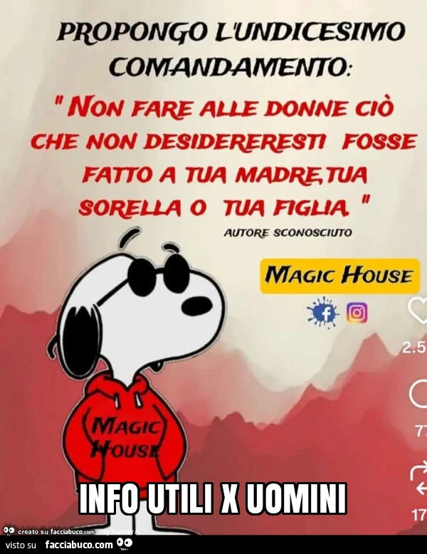 Info utili x uomini