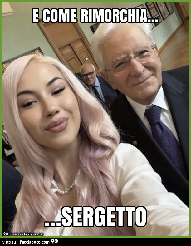 E come rimorchia&hellip; sergetto