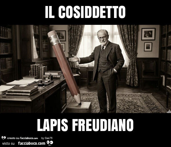 Il cosiddetto lapis freudiano
