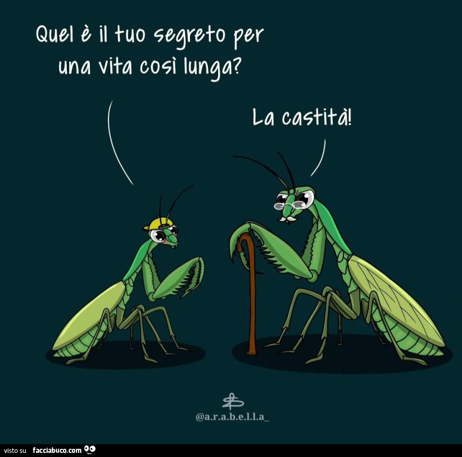 Qual è il tuo segreto per una vita così lunga? La castità