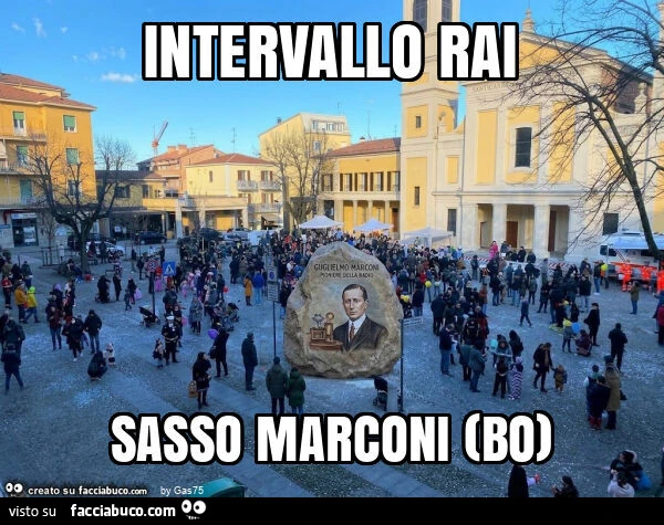 Intervallo rai sasso marconi (bo)
