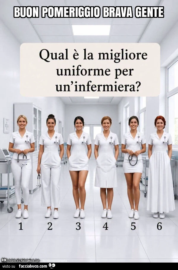Buon pomeriggio brava gente