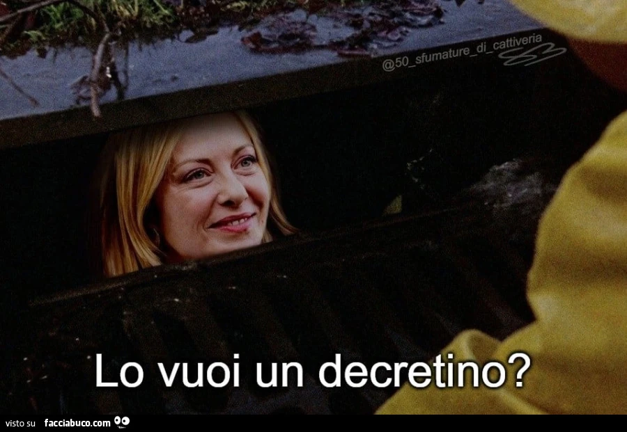 Lo vuoi un decretino