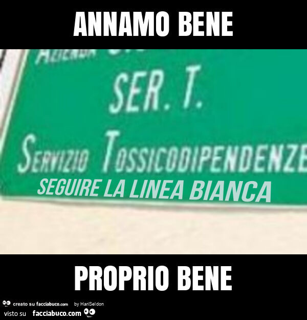 Annamo bene proprio bene
