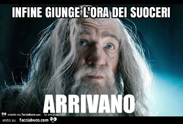 Infine giunge l'ora dei suoceri