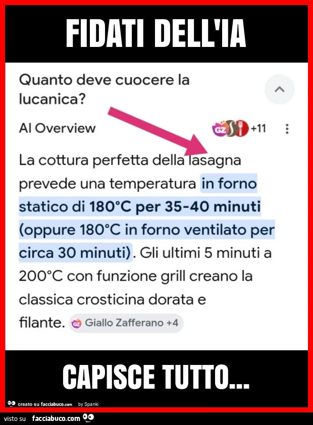 Fidati dell'ia capisce tutto
